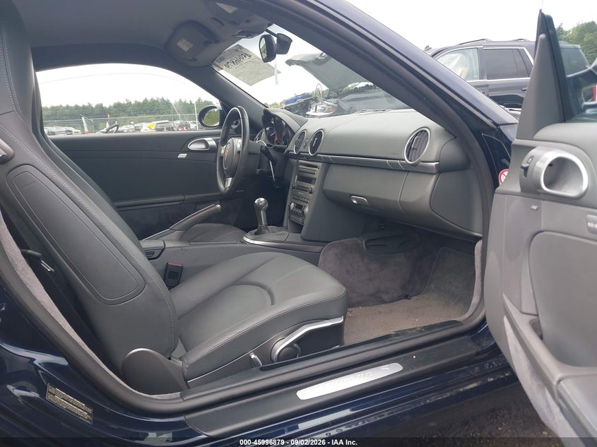 2006 PORSCHE CAYMAN COUPE 3.4L H-6 DOHC, VVT, PREMIUM , 295HP