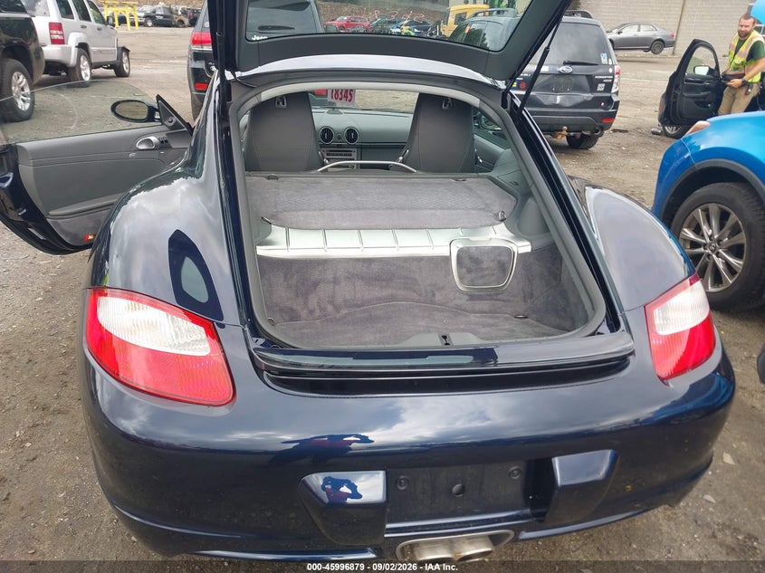 2006 PORSCHE CAYMAN COUPE 3.4L H-6 DOHC, VVT, PREMIUM , 295HP
