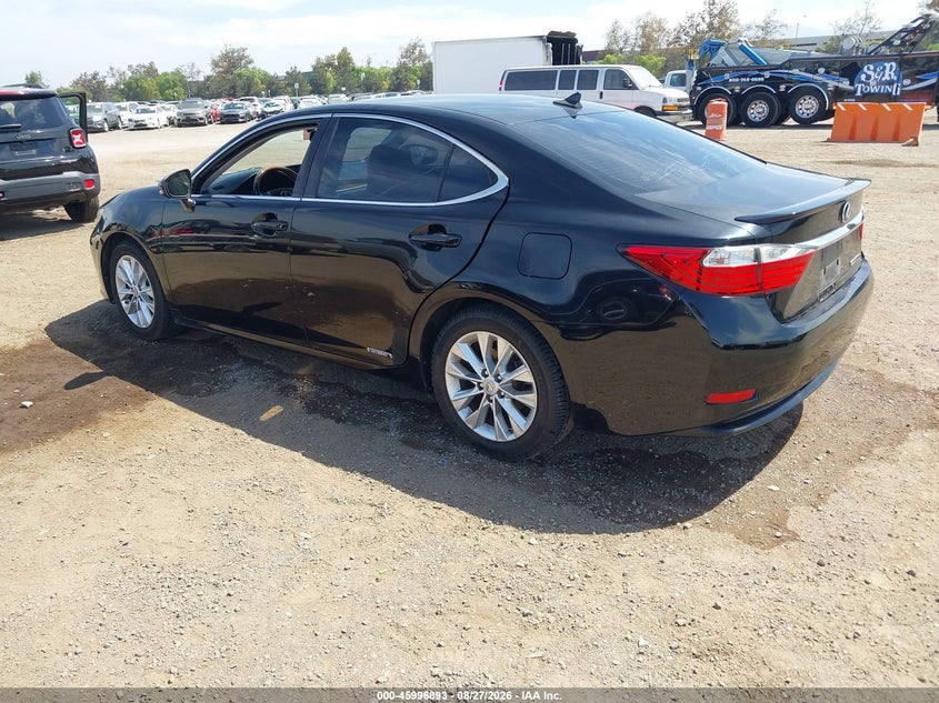 LEXUS ES 300H 2013 VIN JTHBW1GG4D2000768