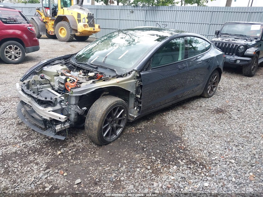 Vin: 5yj3e1ea8pf680585, lot: 46496265, tesla model 3 rear-wheel drive 20232