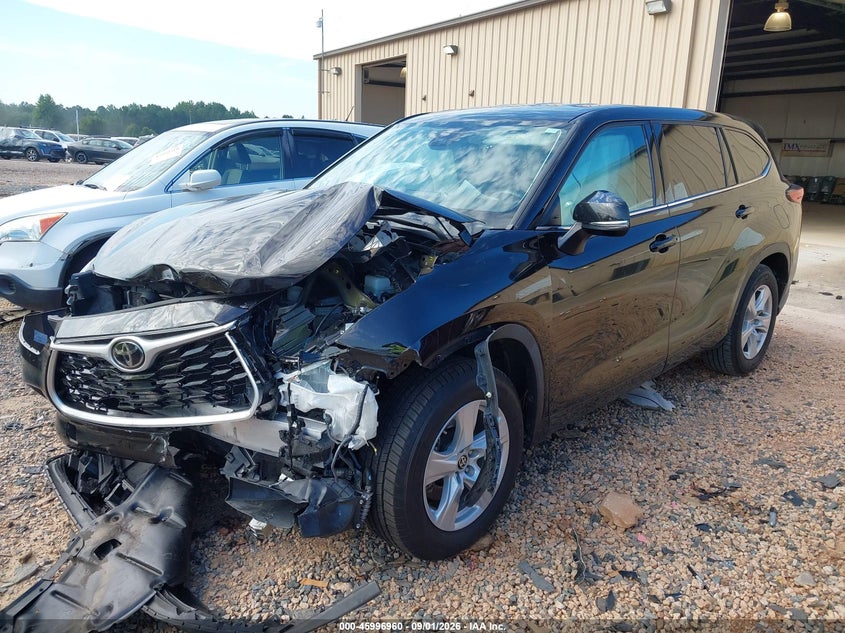 Vin: 5tdzzrah9ls025440, lot: 46496305, toyota highlander le 20202