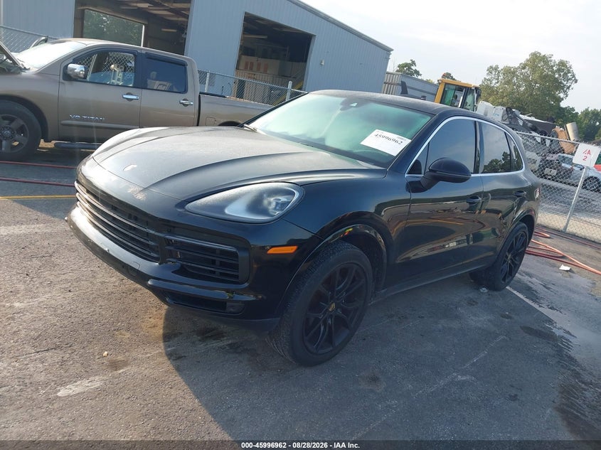 2019 Porsche Cayenne, Front End, IAAI, VIN WP1AA2AY1KDA04828 — photo 2
