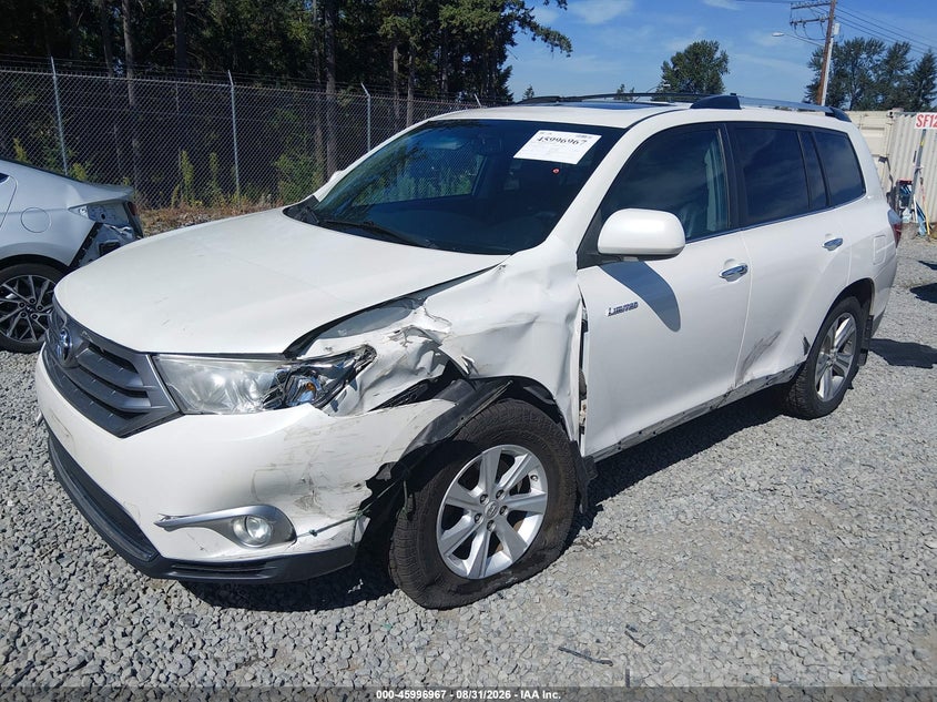 Vin: 5tddk3eh7cs128393, lot: 46496312, toyota highlander v6 limited 20122