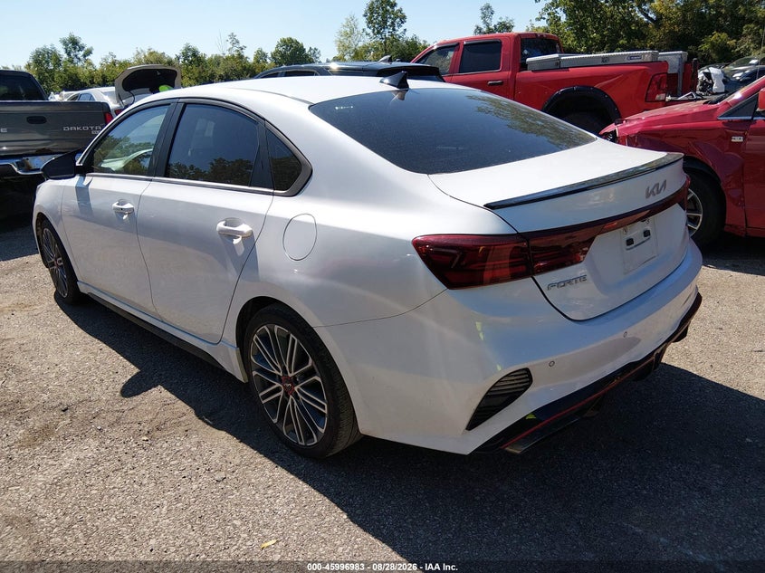 Vin: 3kpf44ac9ne469911, lot: 46496327, kia forte gt 20223