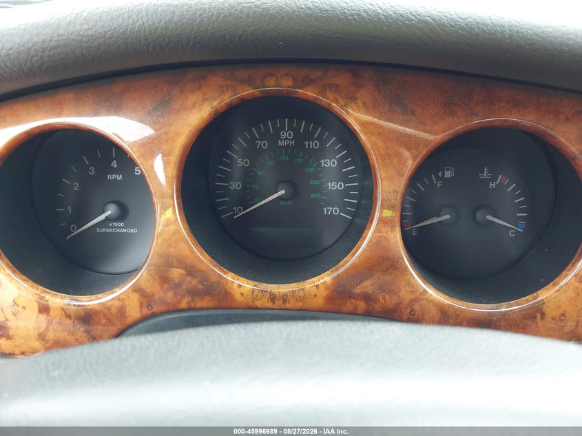 2001 JAGUAR XJR SEDAN 4.0L V-8 DOHC, SUPERCHARGER, PREMIUM , 370HP