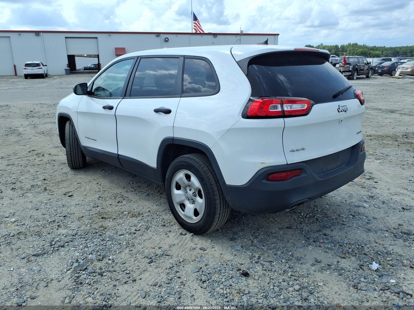 Vin: 1c4pjmab0gw313981, lot: 46496349, jeep cherokee sport 20163