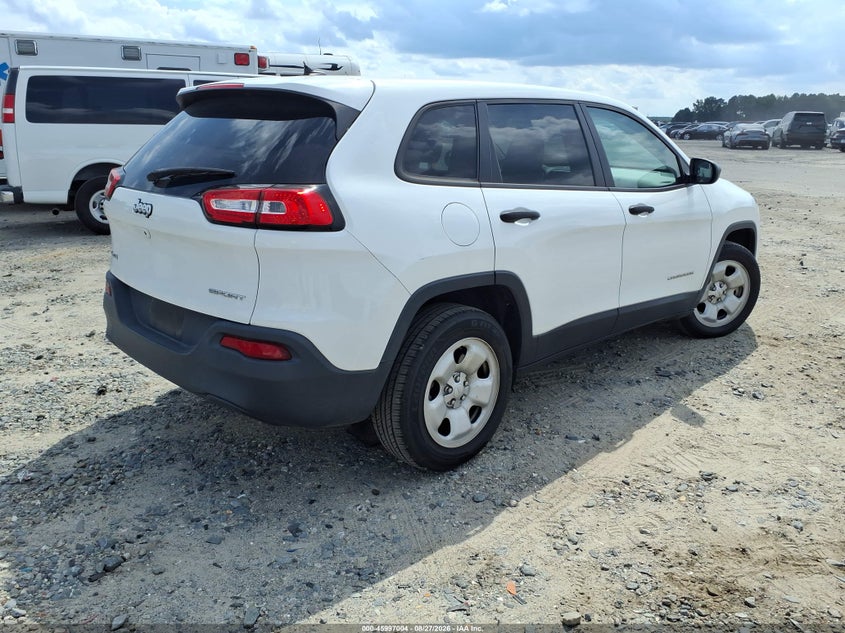 Vin: 1c4pjmab0gw313981, lot: 46496349, jeep cherokee sport 20164