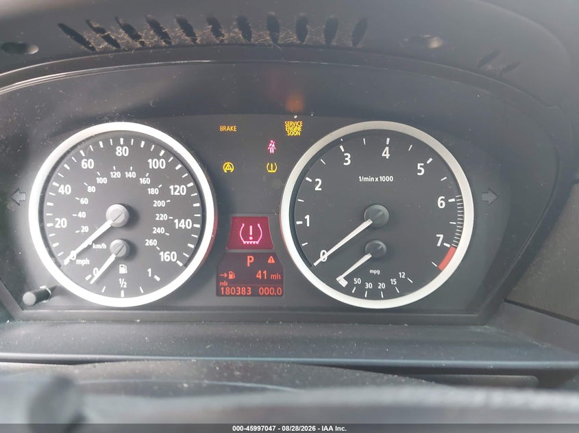 BMW 530I 2007 VIN WBANE73547CM48903