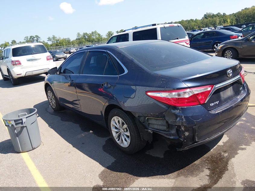 Vin: 4t4bf1fk3gr574926, lot: 46496408, toyota camry le 20163
