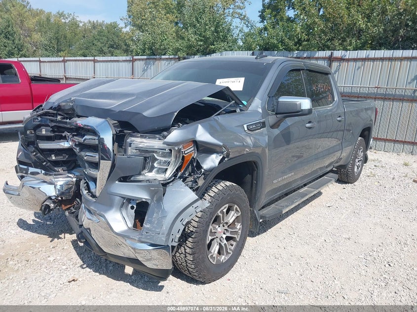 2019 GMC Sierra 1500 Sle, Front End, IAAI, VIN 1GTU9BEDXKZ194324 — photo 2