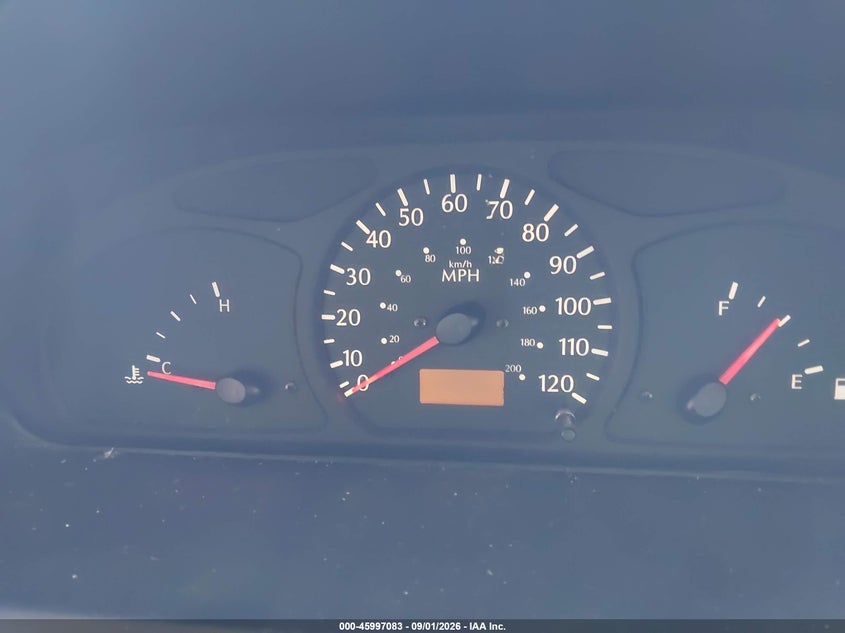 KIA RIO 2001 VIN KNADC123516065010