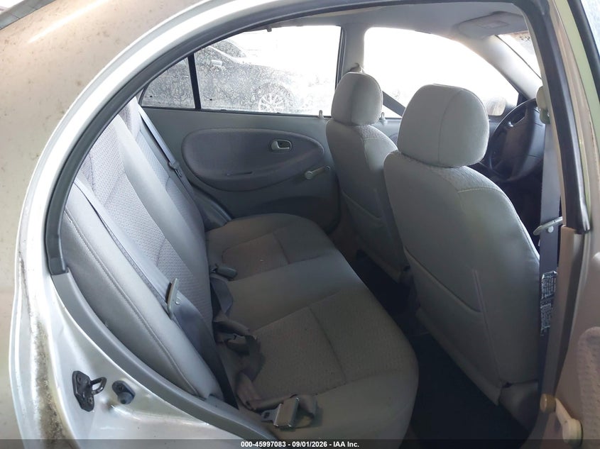 KIA RIO 2001 VIN KNADC123516065010