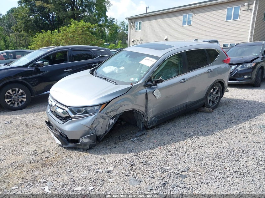Vin: 2hkrw2h84hh611482, lot: 46496440, honda cr-v ex-l/ex-l navi 20172