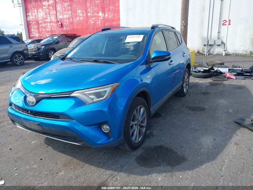2017 Toyota RAV 4, Удар сзади, IAAI, VIN JTMDJREV1HD067637 — фото 2