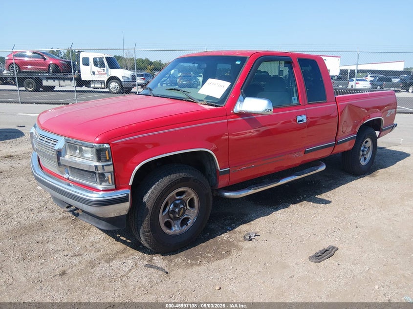 1997 Chevrolet S-10 Pickup, Левый бок, IAAI, VIN 2GCEK19R4V1268682 — фото 2