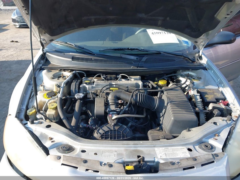 CHRYSLER SEBRING 2001 VIN 1C3EL46X21N525059