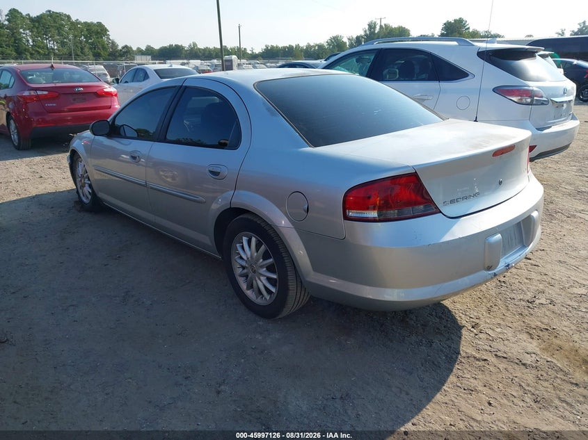 CHRYSLER SEBRING 2001 VIN 1C3EL46X21N525059