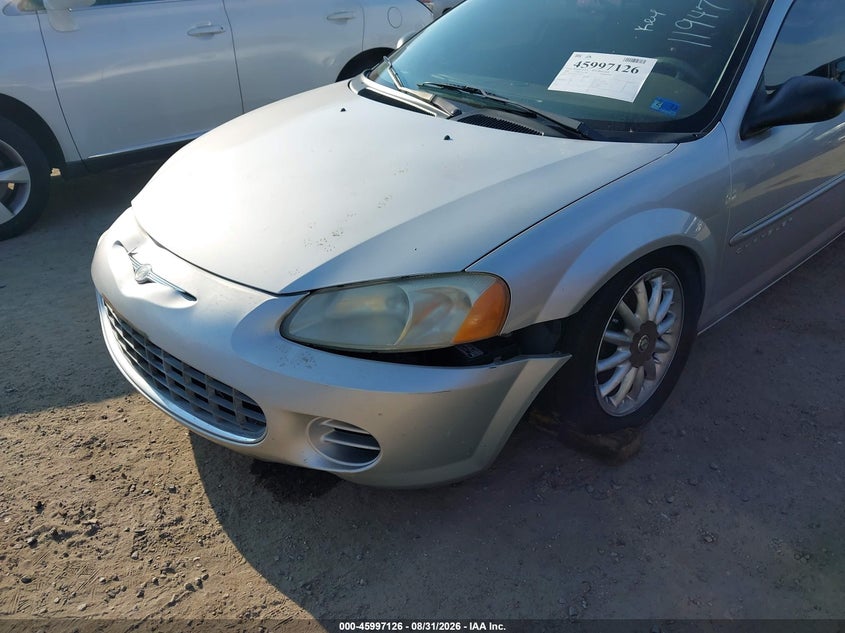 CHRYSLER SEBRING 2001 VIN 1C3EL46X21N525059