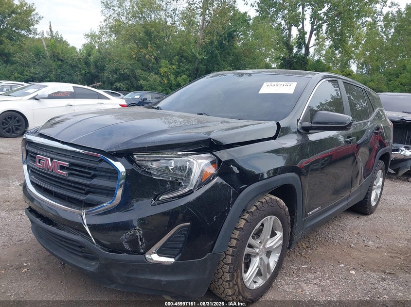2021 GMC Terrain, Front End, IAAI, VIN 3GKALMEV6ML334764 — photo 2