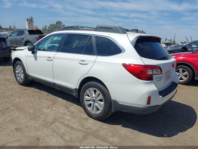 Vin: 4s4bsahc3g3205985, lot: 46496534, subaru outback 2.5i premium 20163