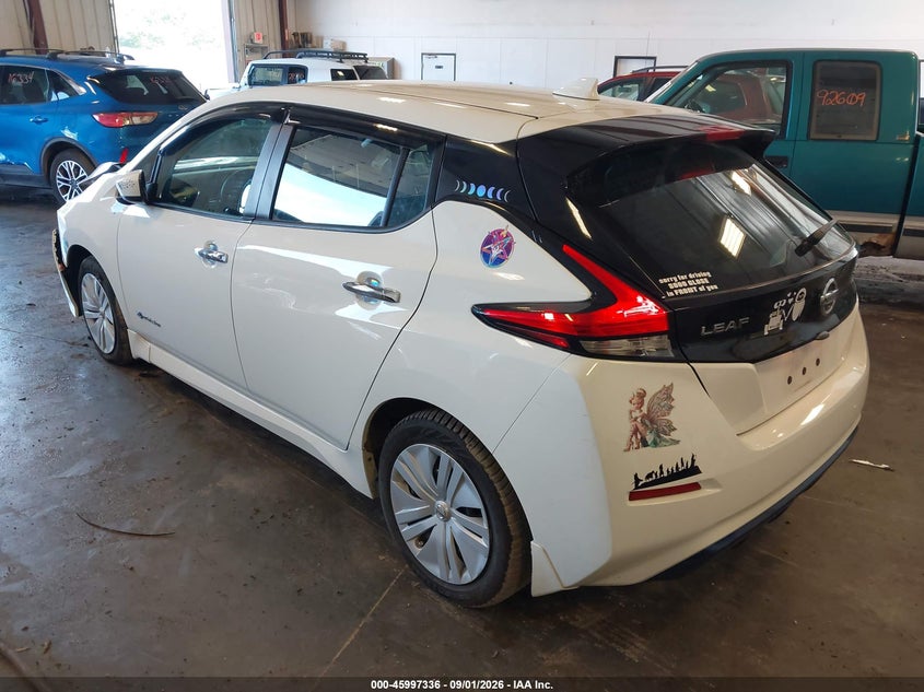 Vin: 1n4az1cp7kc307035, lot: 46496681, nissan leaf s 20193