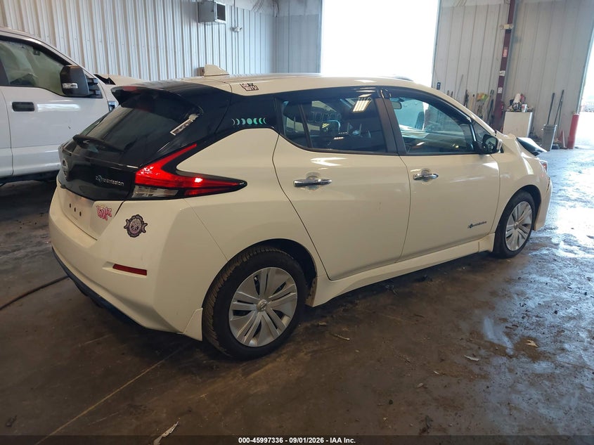 Vin: 1n4az1cp7kc307035, lot: 46496681, nissan leaf s 20194