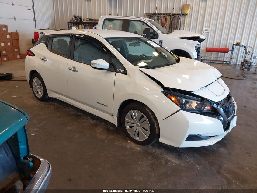 2019 Nissan Leaf S, aukciono nuotrauka 1
