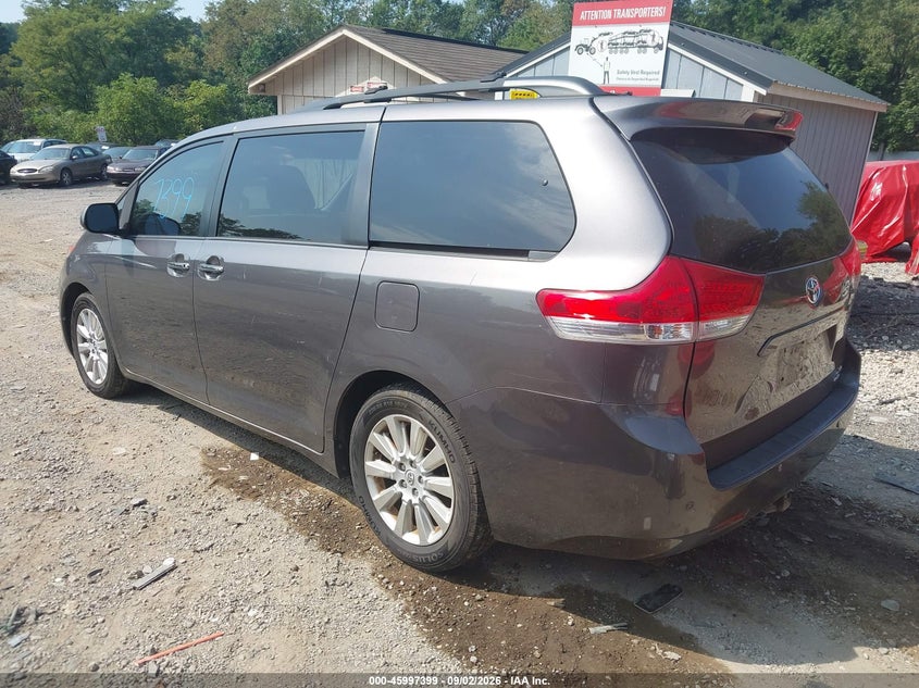 TOYOTA SIENNA 2014 VIN 5TDDK3DC0ES087596