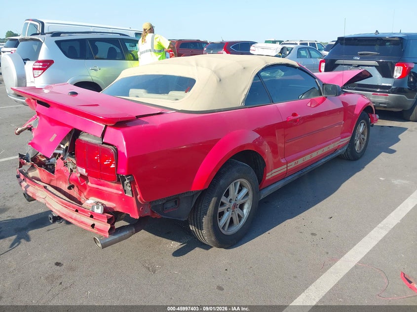 FORD MUSTANG 2007 VIN 1ZVFT84N175343707
