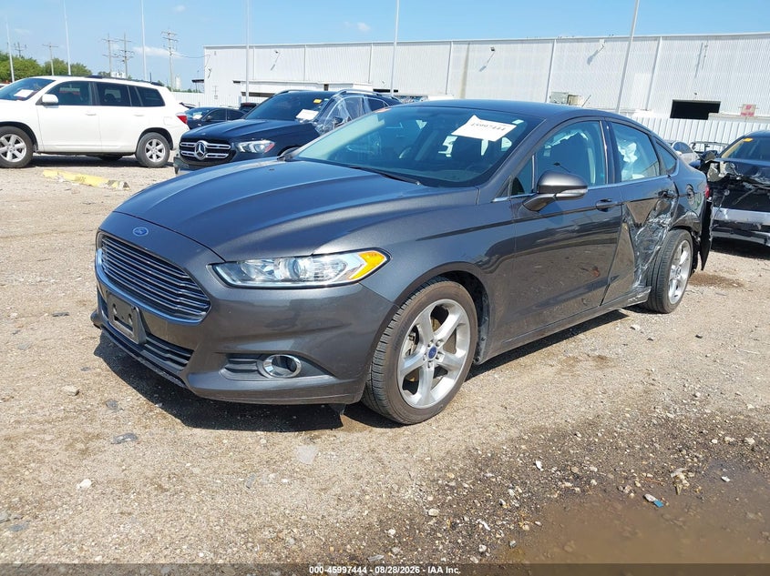 2016 Ford Fusion, Левый бок, IAAI, VIN 3FA6P0HD7GR392231 — фото 2