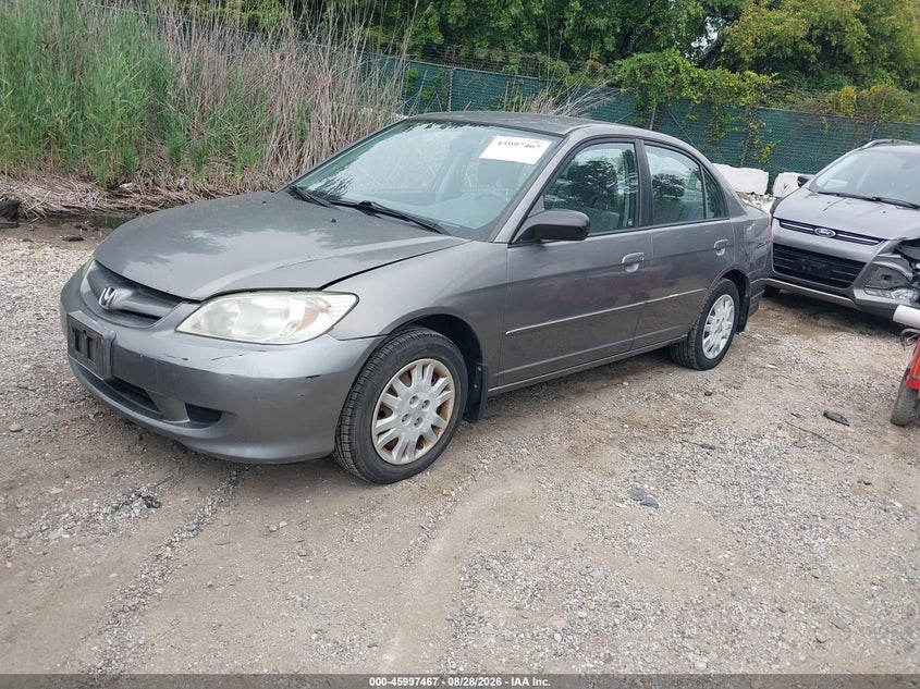 2004 Honda Civic, Normal Wear & Tear, IAAI, VIN 1HGES16594L020536 — photo 2