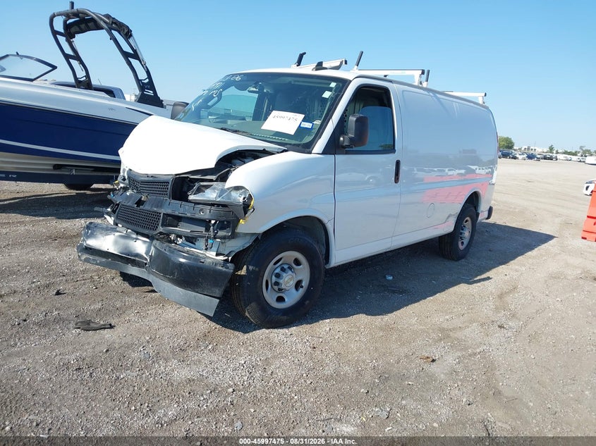 Vin: 1gcwgafp2p1180263, lot: 46496820, chevrolet express cargo rwd 2500 regular wheelbase wt 20232