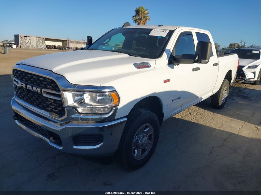 Vin: 3c6ur5cj1ng103589, lot: 46496827, ram 2500 tradesman  4x4 6'4 box 20222