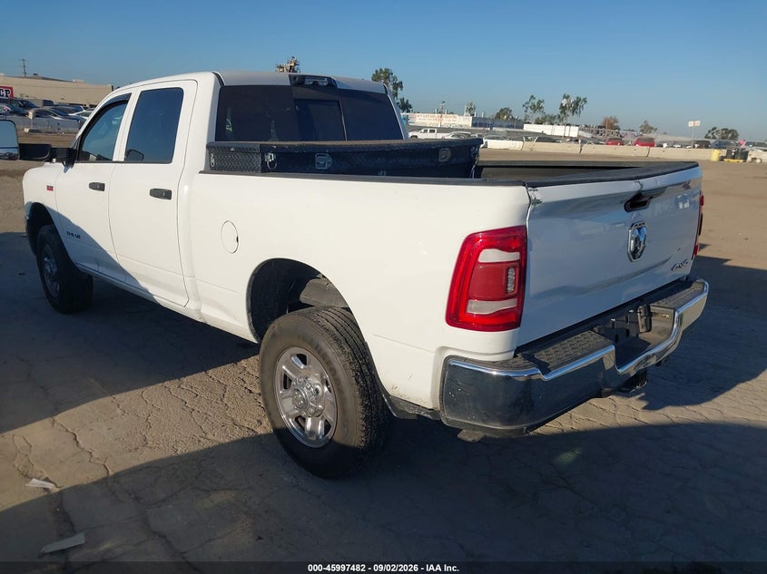 Vin: 3c6ur5cj1ng103589, lot: 46496827, ram 2500 tradesman  4x4 6'4 box 20223