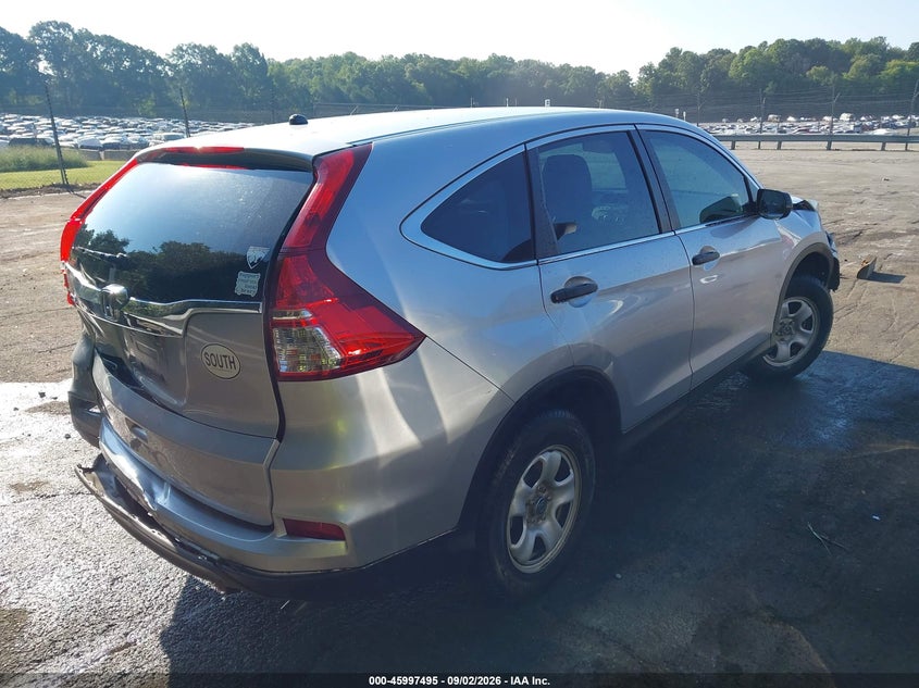 Vin: 2hkrm3h37fh529727, lot: 46496840, honda cr-v lx 20154