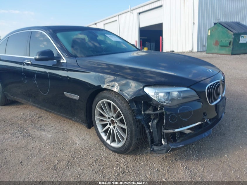BMW 750LI 2013 VIN WBAYF8C56DDE59362