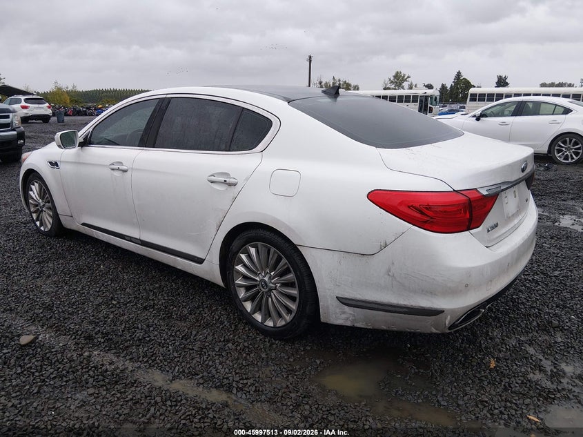 Vin: knalw4d42f6017644, lot: 46496858, kia k900 luxury 20153