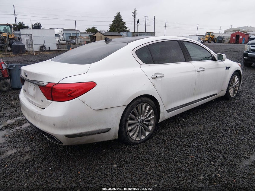 Vin: knalw4d42f6017644, lot: 46496858, kia k900 luxury 20154
