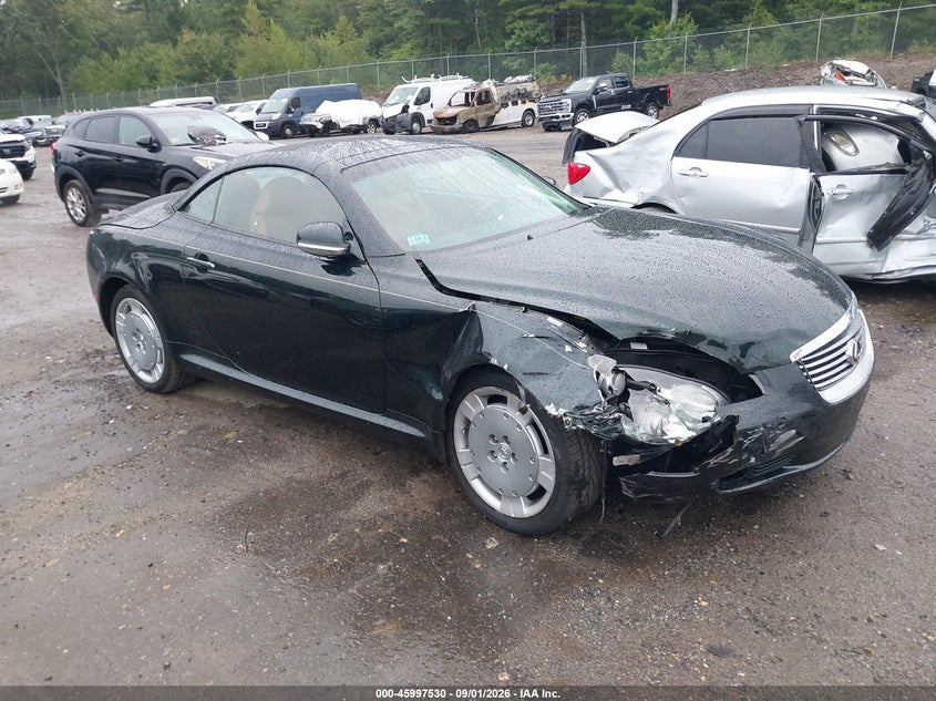 2004 Lexus Sc 430, Правый перёд, IAAI, VIN JTHFN48Y940055161