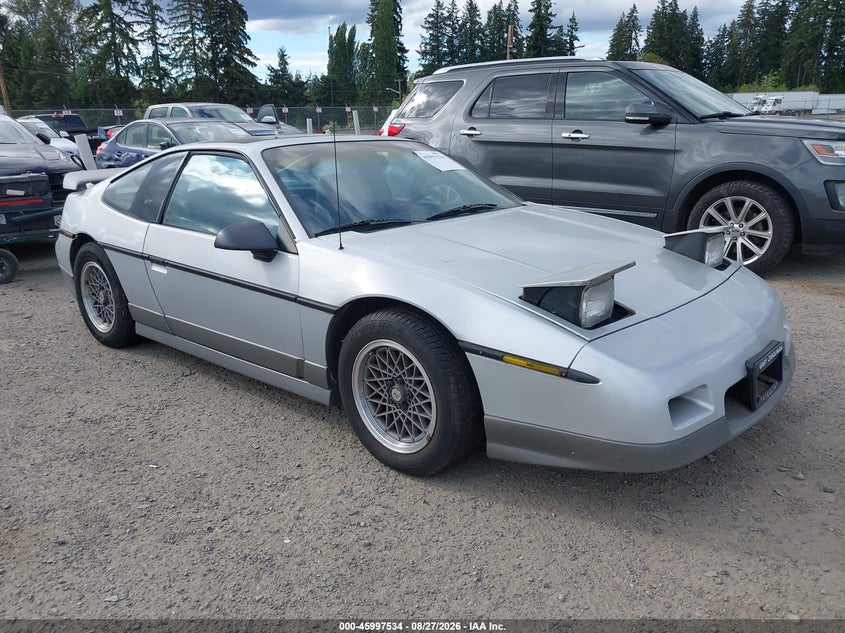 1986 Pontiac Fiero Gt, Wear, IAAI, VIN 1G2PG9793GP261230