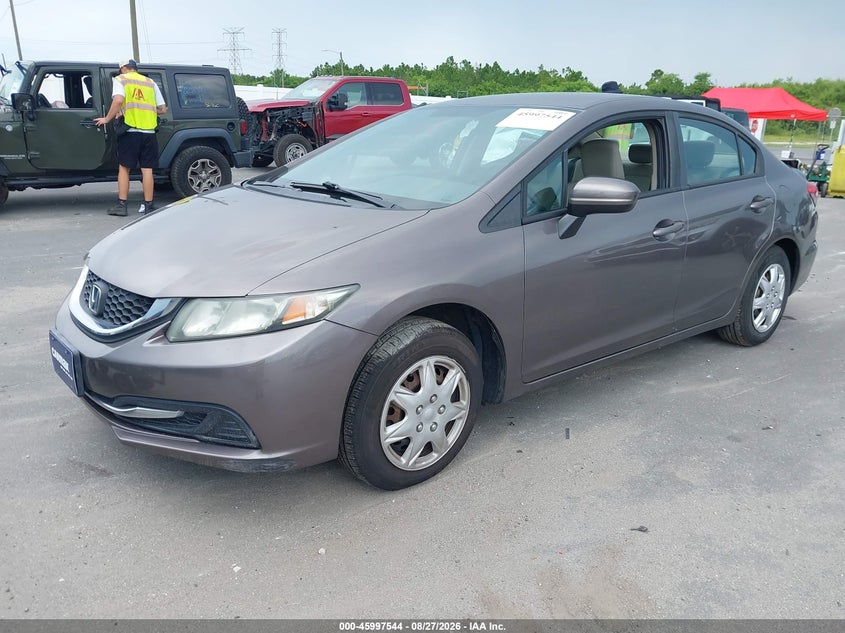 Vin: 19xfb2f53fe250108, lot: 46496889, honda civic lx 20152