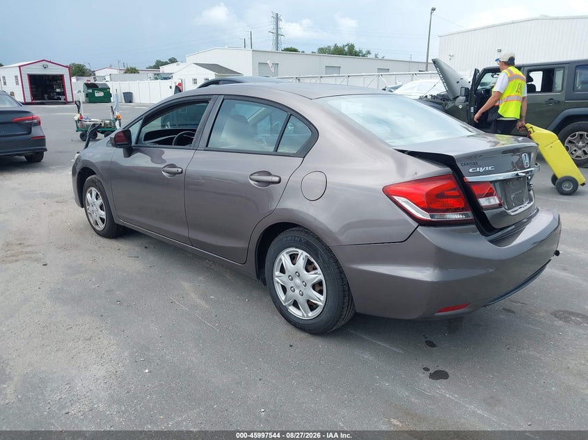 Vin: 19xfb2f53fe250108, lot: 46496889, honda civic lx 20153