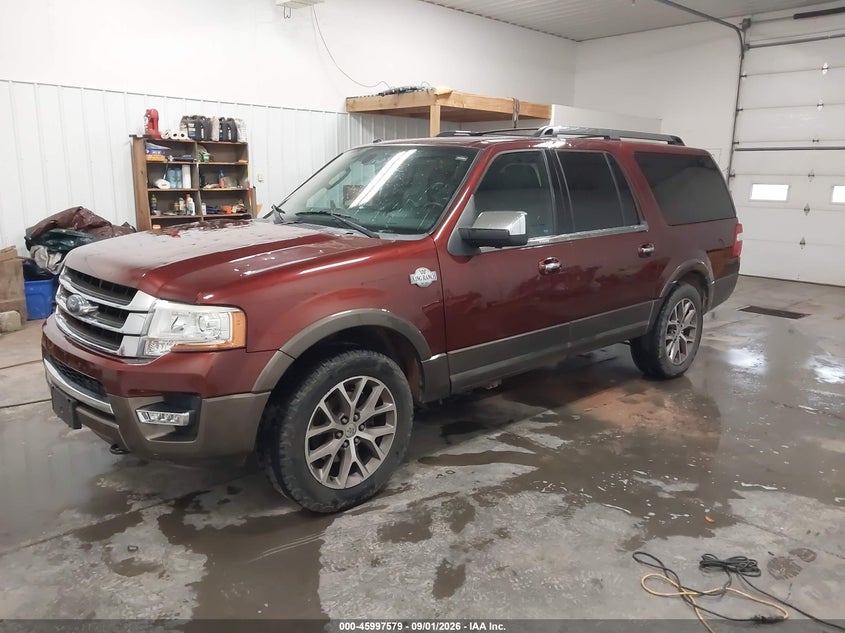 Vin: 1fmjk1jt0fef10093, lot: 46496924, ford expedition el king ranch 20152