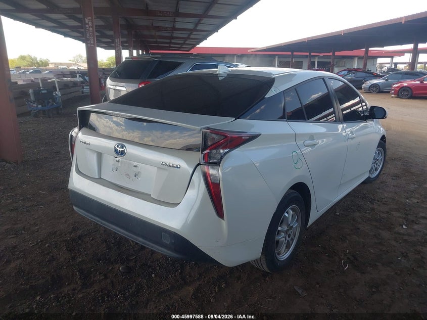 TOYOTA PRIUS 2016 VIN JTDKARFUXG3500969