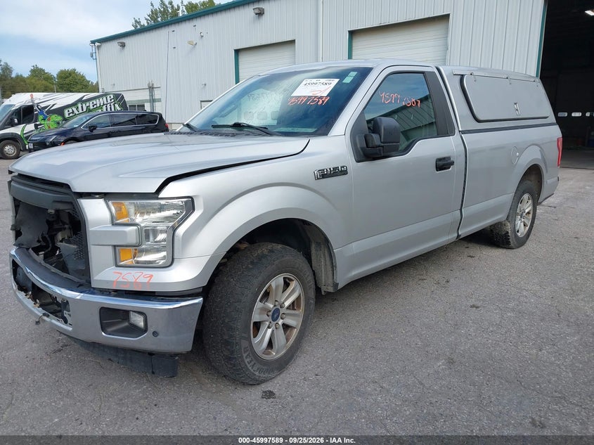 2017 Ford F-150, Front End, IAAI, VIN 1FTMF1C84HKC82442 — photo 2