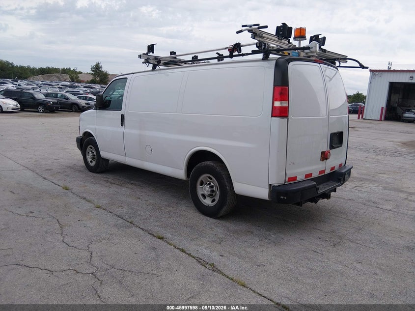 Vin: 1gcwgafp2j1319458, lot: 46496943, chevrolet express 2500 work van 20183