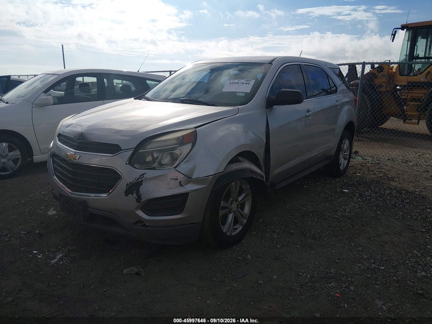 Vin: 2gnalbekxh1514835, lot: 46496991, chevrolet equinox ls 20172