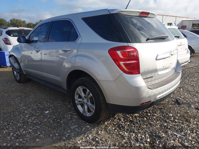 Vin: 2gnalbekxh1514835, lot: 46496991, chevrolet equinox ls 20173