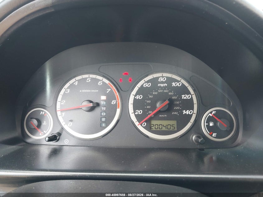 2004 HONDA CR-V SPORT UTILITY VEHICLE 2.4L I-4 DOHC, VVT, REGULAR , 160HP