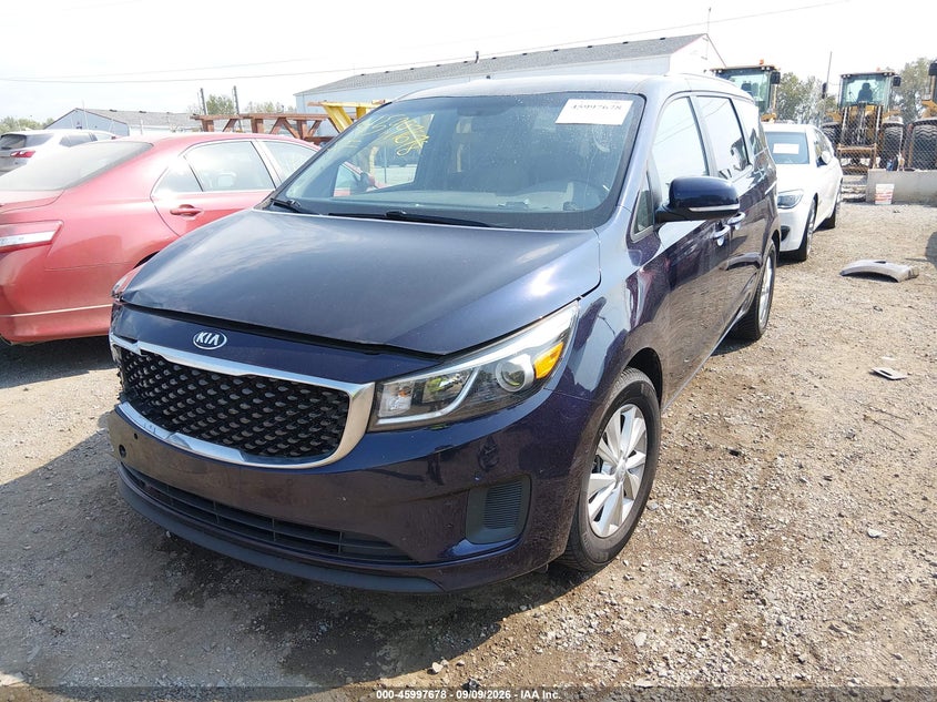 Vin: kndmb5c13j6379989, lot: 46497023, kia sedona lx 20182